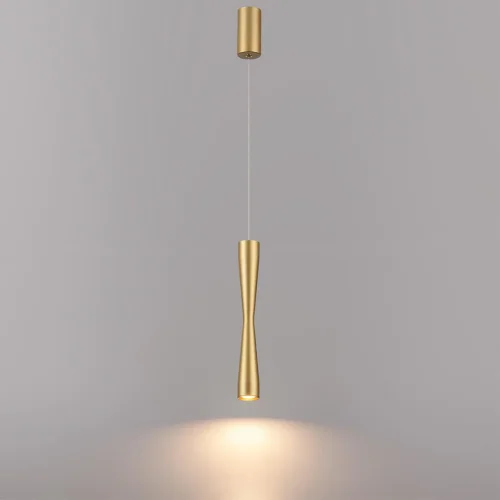 Светильник подвесной Anika 4292/5L Odeon Light золотой на 1 лампу, основание золотое в стиле хай-тек трубочки фото 4 Светильник подвесной Anika 4292/5L Odeon Light золотой на 1 лампу, основание золотое в стиле хай-тек трубочки фото 4