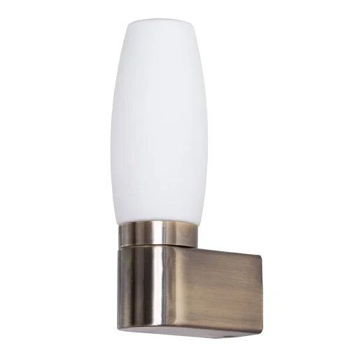 Бра Aqua-Bastone A1209AP-1AB Arte Lamp белый на 1 лампу, основание античное бронза в стиле современный 