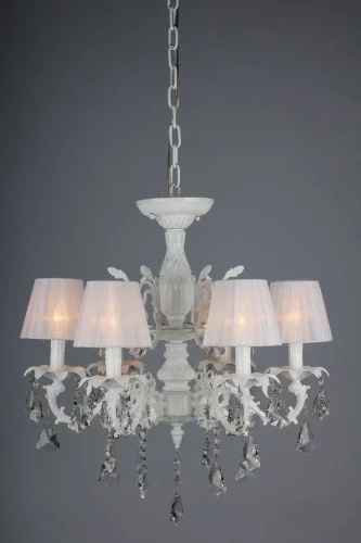 Люстра потолочная Catanzaro OML-30807-06 Omnilux белая на 6 ламп, основание белое в стиле классический  фото 4