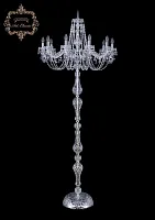 Торшер 13.26.10.300.h-210.Cr.B Bohemia Art Classic  прозрачный 10 ламп, основание хром в стиле классика
