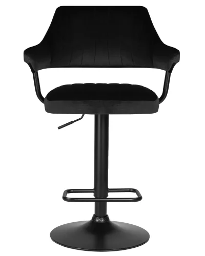 Стул барный набор 2 шт. SET-2 5019_BlackBase-LM CHARLY BLACK, цвет сиденья черный велюр (MJ9-101), цвет основания черный Dobrin, /велюр, ножки/металл/чёрный, размеры - 990*1200***610*540 фото 7 Стул барный набор 2 шт. SET-2 5019_BlackBase-LM CHARLY BLACK, цвет сиденья черный велюр (MJ9-101), цвет основания черный Dobrin, /велюр, ножки/металл/чёрный, размеры - 990*1200***610*540 фото 7