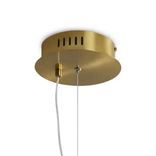 Светильник подвесной LED Plum FR6137PL-L21BT2 Freya белый 1 лампа, основание латунь в стиле современный арт-деко  фото 5