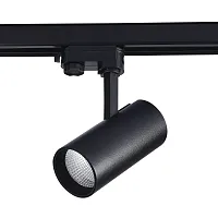 Трековый светильник LED трёхфазный ST661.446.20 ST-Luce чёрный для шинопроводов серии Трехфазная трековая система