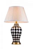Настольная лампа Harrods T935.1 Lucia Tucci бежевая 1 лампа, основание разноцветное керамика металл в стиле классика 
