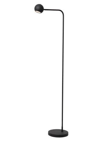 Торшер ЛЕД Комет (Comet) 36721/03/30 Lucide для чтения чёрный на 1 лампу, основание чёрное в стиле современный 