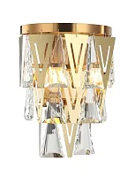Бра Vaviani 2148/05/02W Stilfort прозрачный 2 лампы, основание бронзовое в стиле современный 