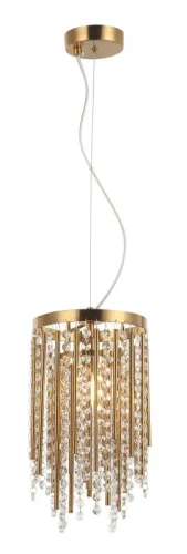 Светильник подвесной Grandex 2145/05/01P Stilfort прозрачный 1 лампа, основание бронзовое в стиле современный 