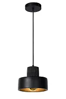 Светильник подвесной Ophelia 20419/20/30 Lucide чёрный 1 лампа, основание чёрное в стиле современный 