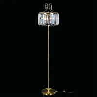 Торшер Инга CL335943 Citilux  прозрачный 4 лампы, основание бронзовое в стиле современный
