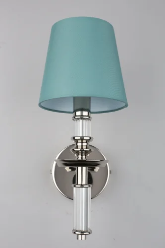 Бра Cantello OML-87601-01 Omnilux голубой на 1 лампа, основание хром в стиле классический  фото 3