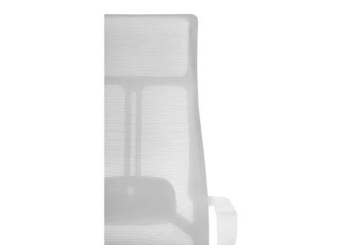 Компьютерное кресло Tilda light gray / white 15628 Woodville, серый/сетка, ножки/пластик/белый, размеры - *1250***650*600 фото 8