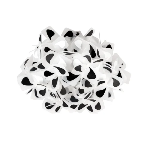 Светильник потолочный Слизия / Clizia 10595/530C Black LOFT IT белый чёрный на 3 лампы, основание в стиле современный арт-деко Светильник потолочный Слизия / Clizia 10595/530C Black LOFT IT белый чёрный на 3 лампы, основание в стиле современный арт-деко