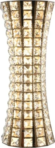 Бра LED Karnelli 4024/03/01W Stilfort прозрачный на 1 лампу, основание золотое в стиле современный с пультом