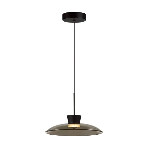 Светильник подвесной LED Saucer 5055/9L Odeon Light серый чёрный 1 лампа, основание чёрное в стиле современный  фото 3