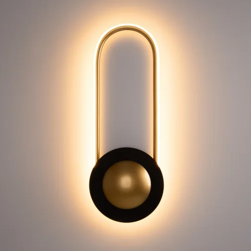 Бра LED Link MOD357WL-L16BS3K1 Maytoni латунь на 1 лампу, основание латунь в стиле современный минимализм фото 12