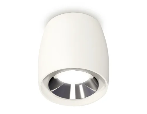 Светильник накладной Techno spot XS1141003 Ambrella light белый 1 лампа, основание белое в стиле хай-тек современный круглый