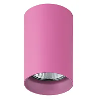 Светильник накладной Rullo 214432 Lightstar розовый 1 лампа, основание розовое в стиле хай-тек круглый