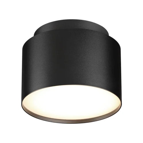 Светильник накладной Lirio 371038 Novotech чёрный на 1 лампу, основание чёрное в стиле минимализм круглый фото 4
