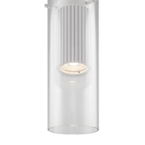 Светильник подвесной Dynamics MOD326PL-01W Maytoni прозрачный белый 1 лампа, основание белое в стиле современный  фото 2
