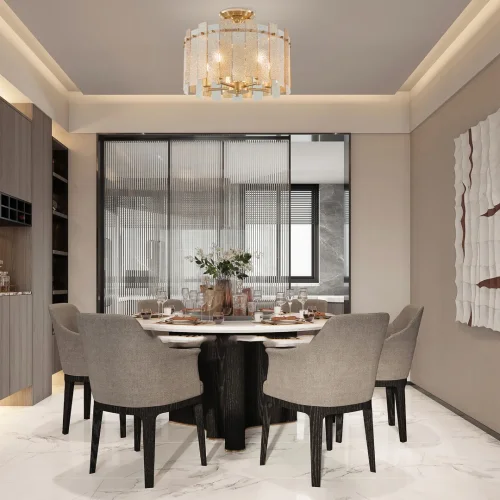 Люстра потолочная Sorrento-2109 372109/5/80/390 GD Arte Milano прозрачная янтарная на 5 ламп, основание золотое в стиле современный фото 2