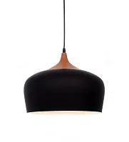Светильник подвесной Consi LDP 7918-350 BK Lumina Deco чёрный 1 лампа, основание чёрное в стиле минимализм современный 