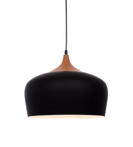 Светильник подвесной Consi LDP 7918-350 BK Lumina Deco чёрный 1 лампа, основание чёрное в стиле минимализм современный 