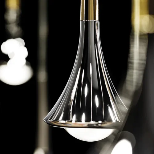 Светильник подвесной CAI Rose Gold 219213-23 ImperiumLoft прозрачный 1 лампа, основание золотое в стиле скандинавский минимализм  фото 12