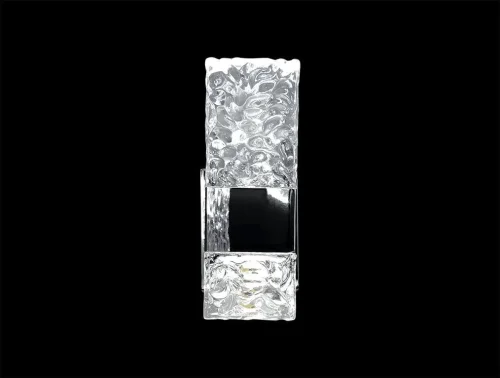 Бра LED 15382/A chrome Newport прозрачный на 1 лампу, основание хром в стиле современный 