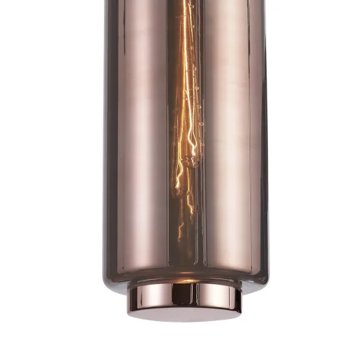 Светильник подвесной лофт JARRAS 6196 Mantra прозрачный медь 1 лампа, основание медь в стиле лофт выдувное фото 4