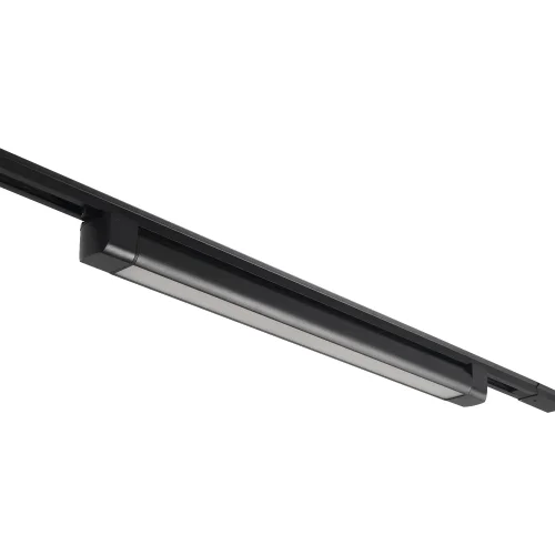 Трековый светильник однофазный CLT 0.31 010 40W BL M4000К Crystal Lux чёрный для шинопроводов серии Однофазная Тс чёрный
