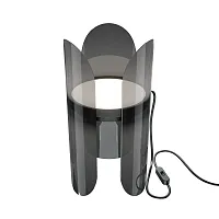 Настольная лампа LED Insight MOD416TL-L6BR3K Maytoni чёрная серая 1 лампа, основание чёрное металл в стиле арт-деко 