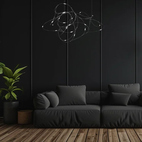 Светильник подвесной LED Flock of Light 10309/21 CR LOFT IT белый на 1 лампу, основание белое в стиле современный минимализм фото 3