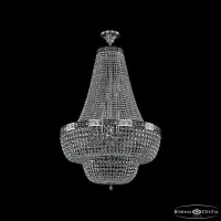 Люстра подвесная 19101/H2/70IV NB C1 Bohemia Ivele Crystal прозрачная на 22 лампы, основание никель в стиле классика sp