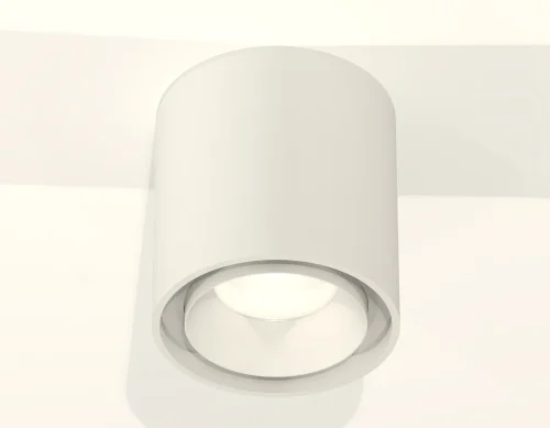 Светильник накладной Techno spot XS7722001 Ambrella light белый 1 лампа, основание белое в стиле хай-тек современный круглый фото 2