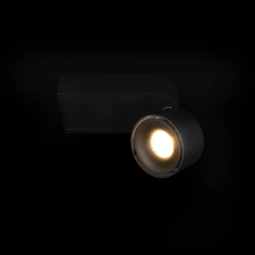 Светильник накладной LED Knof 10324/A Black LOFT IT чёрный 1 лампа, основание чёрное в стиле современный хай-тек прямоугольный фото 2