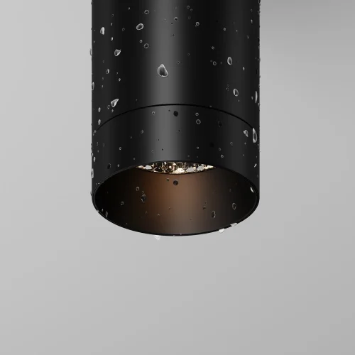 Накладной светильник LED уличный Luxe O500CL-L5B3K Maytoni уличный IP65 чёрный на 1 лампу, плафон чёрный в стиле современный хай-тек LED фото 4