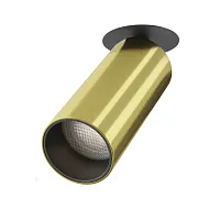 Светильник точечный Focus LED C053CL-L12W4K-W-BS Maytoni латунь на 1 лампу, основание латунь в стиле современный 