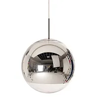 Светильник подвесной Mirror Ball D30 179993-22 ImperiumLoft прозрачный на 1 лампу, основание серебряное в стиле лофт хай-тек минимализм 