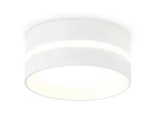 Светильник накладной TN5388 Ambrella light белый 1 лампа, основание белое в стиле современный круглый