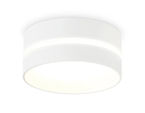 Светильник накладной TN5388 Ambrella light белый 1 лампа, основание белое в стиле современный круглый