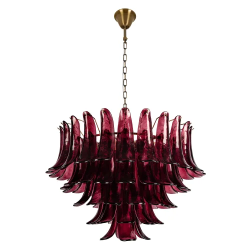 Люстра подвесная Лилу / Lilou 10600/800 Burgundy LOFT IT бордовая на 18 ламп, основание бронзовое в стиле Люстра подвесная Лилу / Lilou 10600/800 Burgundy LOFT IT бордовая на 18 ламп, основание бронзовое в стиле