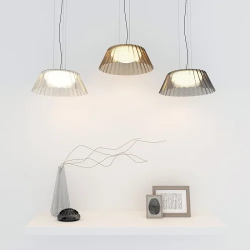 Светильник подвесной LED Napoli 794118 Lightstar дымчатый на 1 лампу, основание коричневое в стиле современный классический фото 3