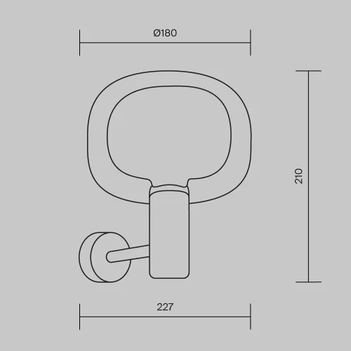 Бра Vision MOD411WL-01G Maytoni прозрачный на 1 лампу, основание золотое в стиле современный фото 5 Бра Vision MOD411WL-01G Maytoni прозрачный на 1 лампу, основание золотое в стиле современный фото 5