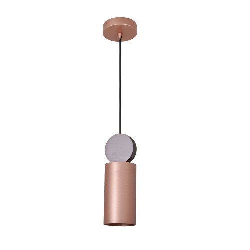 Светильник подвесной Otium 2214-1P Favourite коричневый медь 1 лампа, основание медь в стиле современный 