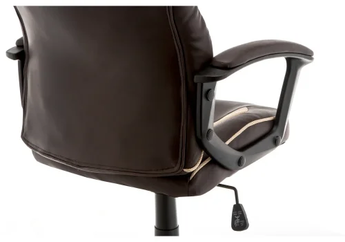 Кресло игровое Raid коричневое 11321 Woodville, коричневый/искусственная кожа, ножки/пластик/чёрный, размеры - *1240***600*630 фото 5