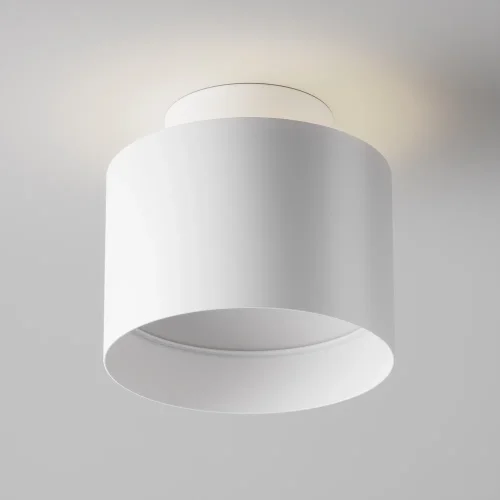 Светильник накладной LED Planet C009CW-L12W4K Maytoni белый 1 лампа, основание белое в стиле современный хай-тек круглый фото 5