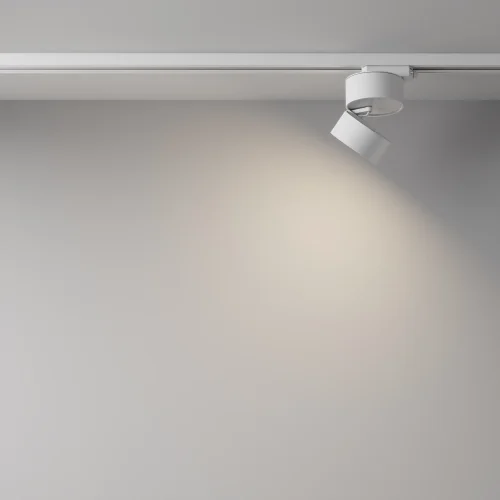 Трековый светильник Onda 4000K 12Вт 120° Single phase track system Unity TR007-1-12W4K-W-1 Maytoni белый для шинопроводов серии Single phase track system Unity белый фото 5