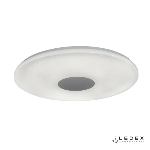 Светильник потолочный LED с пультом Jupiter 60W-Brilliant-Entire iLedex белый 1 лампа, основание белое в стиле модерн хай-тек с пультом