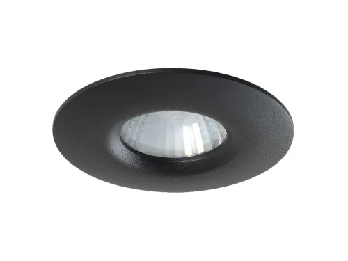 Светильник точечный CLT 032C1 BL Crystal Lux чёрный на 1 лампу, основание чёрное в стиле современный фото 2