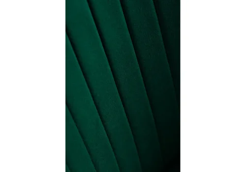 Стул на металлокаркасе Gabi 1 dark green / black 15352 Woodville, зелёный/велюр, ножки/металл/чёрный, размеры - ****500*540 фото 6